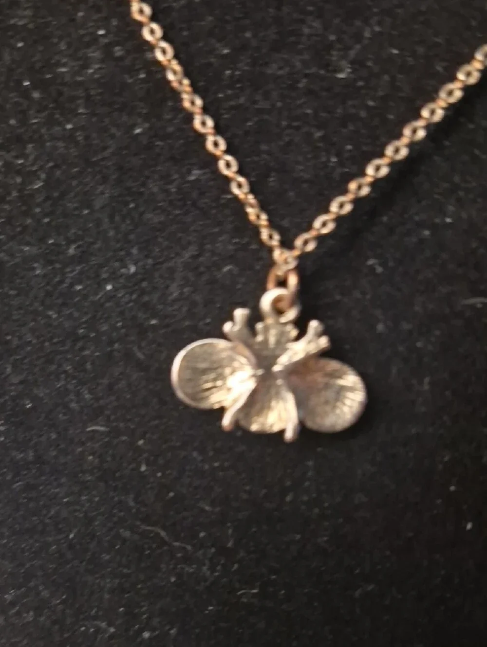 J. Crew Yellow Enamel Bee Pendant Necklace